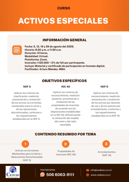 Activos especiales