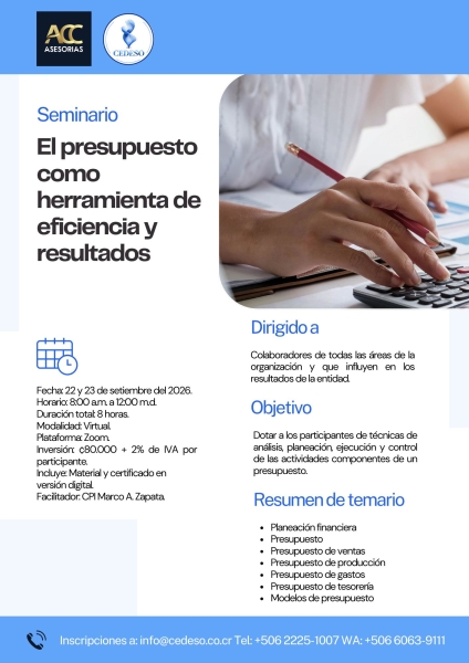 El presupuesto como herramienta de eficiencia y resultados v6