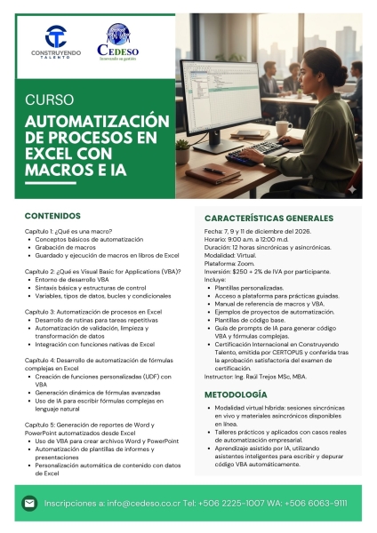 Automatizacion de Procesos en Excel con Macros e IA v11