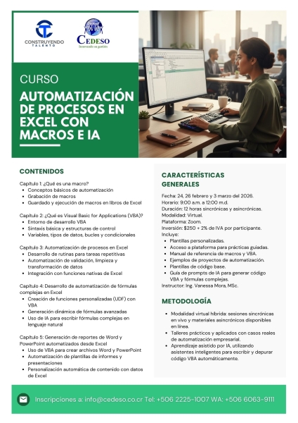 Automatizacion de Procesos en Excel con Macros e IA V4