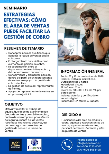 Como el area de ventas puede facilitar la gestion de cobro v5