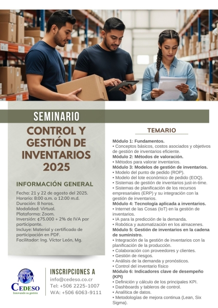 Control y gestion de inventarios 2025 V1