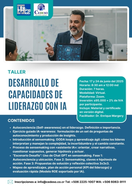 Desarrollo de capacidades de liderazgo con IA