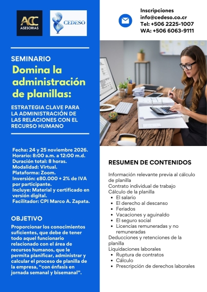 Domina la administracion de planillas v5