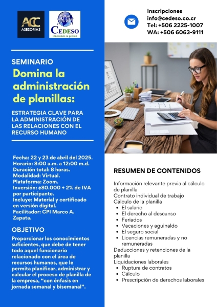 Domina la administracion de planillas