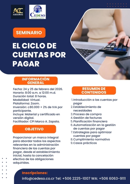 El ciclo de cuentas por pagar V3