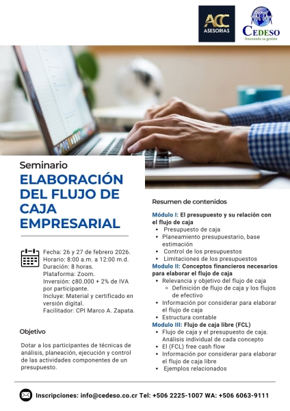 Elaboracion del flujo de caja - 26