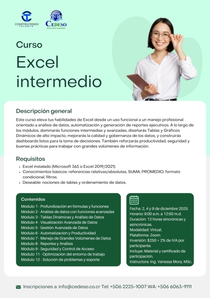 Excel intermedio