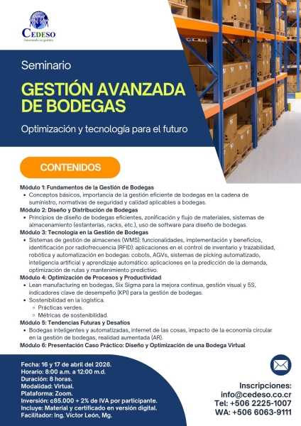 Gestion avanzada de bodegas v3