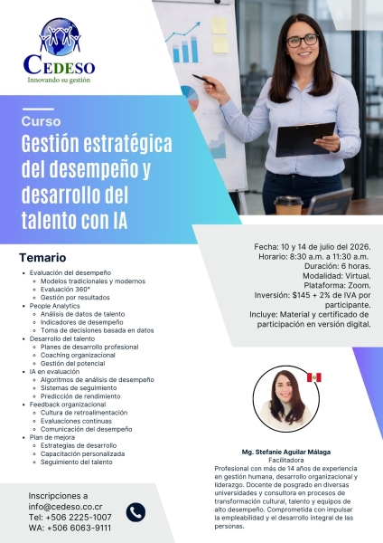 Gestion estrategica del desempeno y desarrollo del talento con IA