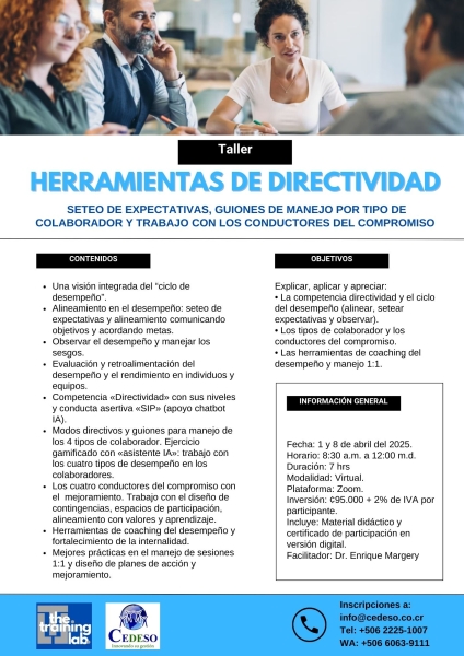 Herramientas de directividad