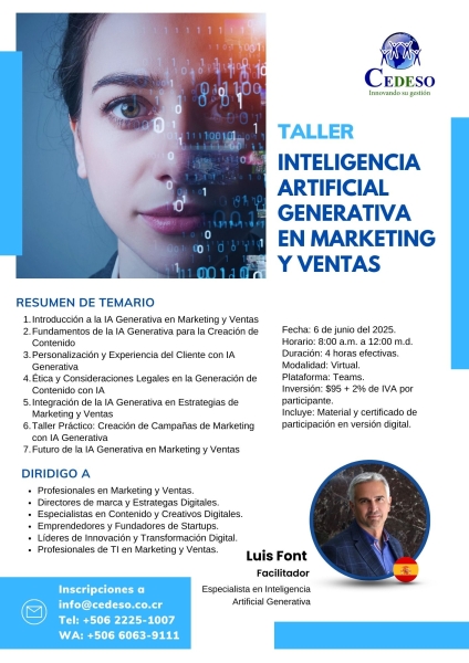 Inteligencia artificial generativa en Marketing y Ventas - jun 2025