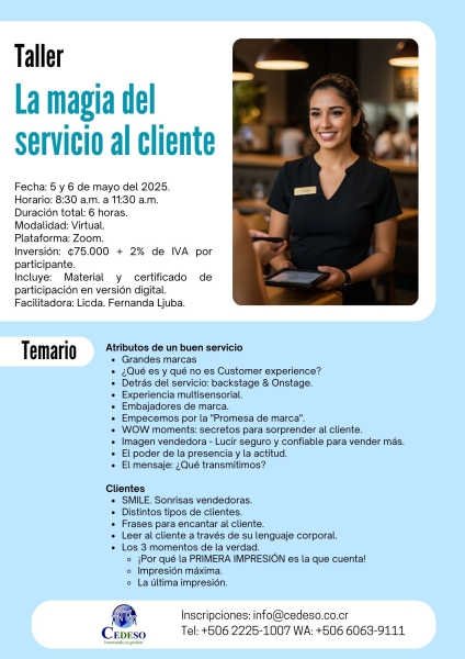La magia del servicio al cliente - 2025