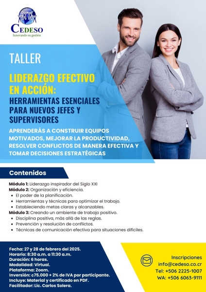 Liderazgo efectivo en accion
