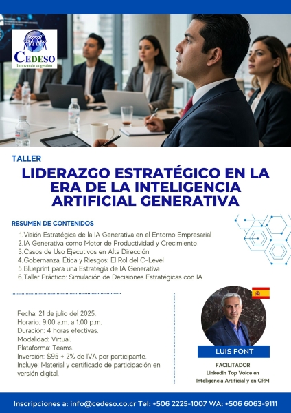Liderazgo estrategico en la era de la Inteligencia Artificial Generativa V1