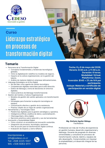 Liderazgo estrategico en procesos de transformacion digital v1