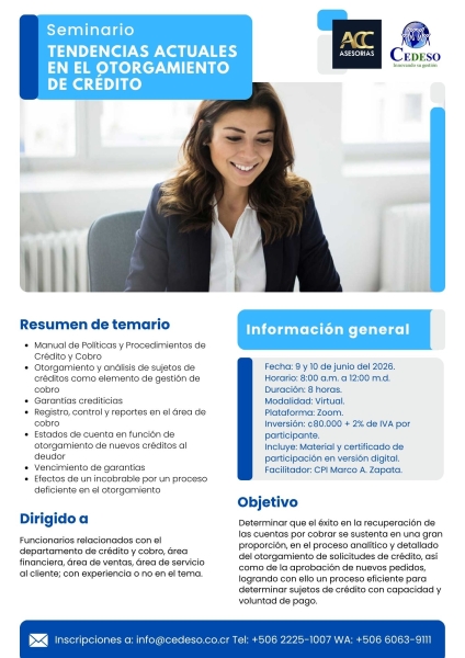 Tendencias actuales en el otorgamiento de credito v4