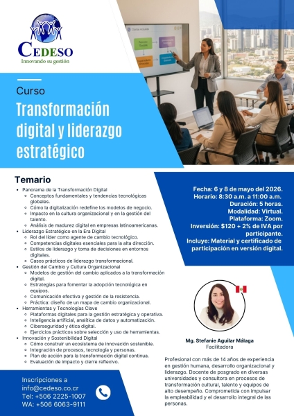 Transformacion digital y liderazgo estrategico